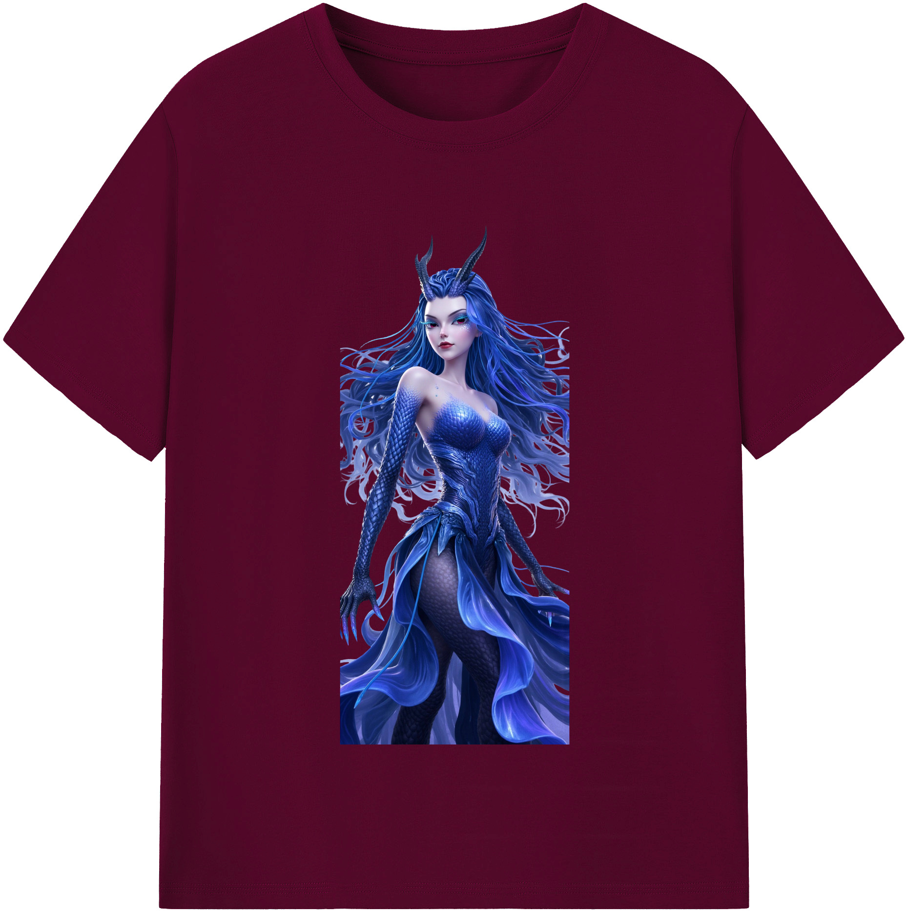 （画像用） Ne Zha 2 ナタ 魔童の大暴れ レディースカジュアルプリントTシャツ（綿100％）